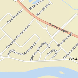 Saint-Anselme Street Map