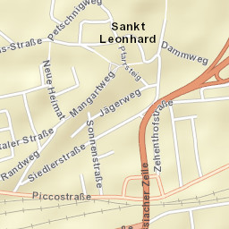 Sankt Leonhard Street Map