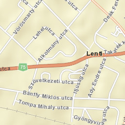 Lenti Street Map
