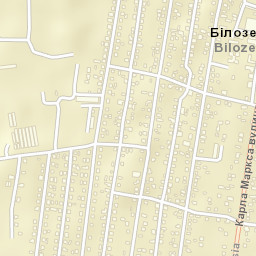 Bilozerka Street Map