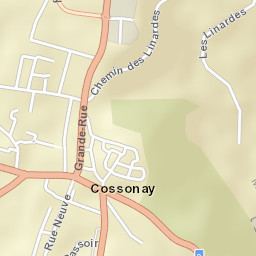 Cossonay Street Map