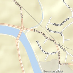 Sankt Magdalen Street Map