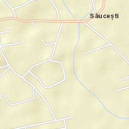 Săucești Street Map