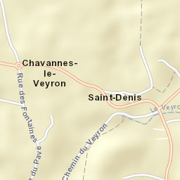 Chavannes-le-Veyron Street Map