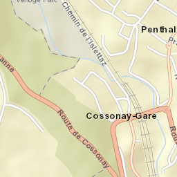 Penthalaz Street Map