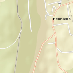 Ecublens Street Map
