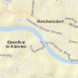 Ebenthal Street Map