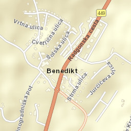 Benedikt Street Map
