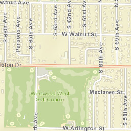 6001-6099 West Walnut Avenue, Yakima Street Map