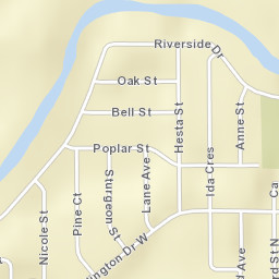 Dowling Street Map