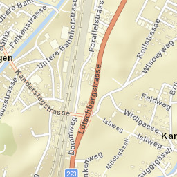 Frutigen Street Map