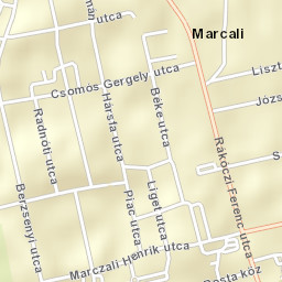 Marcali Street Map