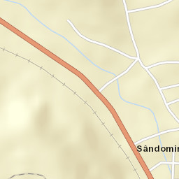 Sândominic Street Map