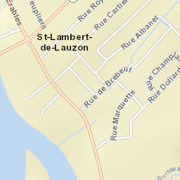 Saint-Lambert-de-Lauzon Street Map