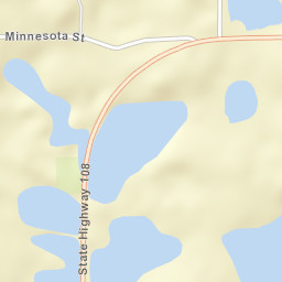 15076-15628 MN-108 Pelican Rapids Street Map