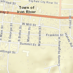 County Highway A, Iron River, WI 54847, USA Street Map