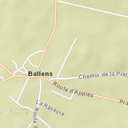 Ballens Street Map