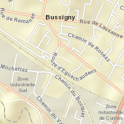 Bussigny Street Map
