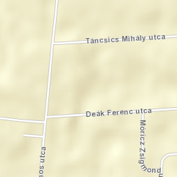 Csanádapáca Street Map