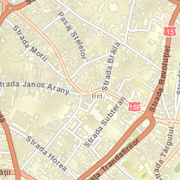 Târgu Mureș Street Map