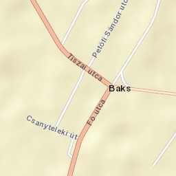 Baks Street Map