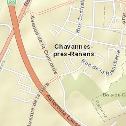 Chavannes Street Map