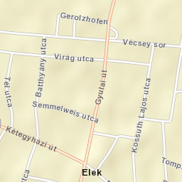 Elek Street Map