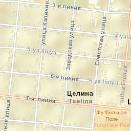 Tselina Street Map