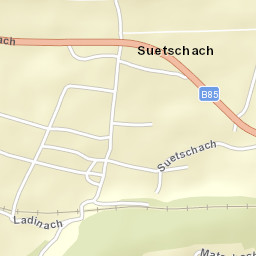 Suetschach Street Map