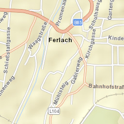 Ferlach Street Map