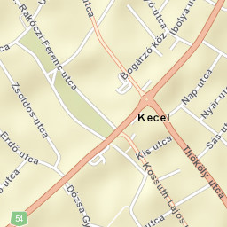 Kecel Street Map