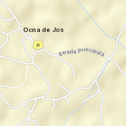 Ocna de Jos Street Map