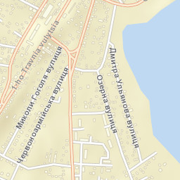 Hola Prystan’ Street Map