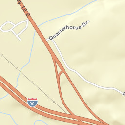 98 Quarter Horse Drive Garrison MT Street Map