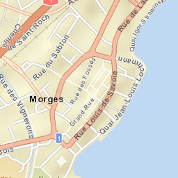 Morges Street Map