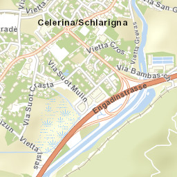 Celerina Street Map