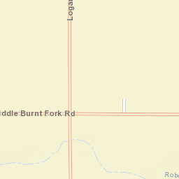 353-381 Middle Burnt Fork Road Stevensville MT Street Map