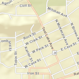 198 N Teal Lake Ave, Negaunee, MI 49866 Street Map