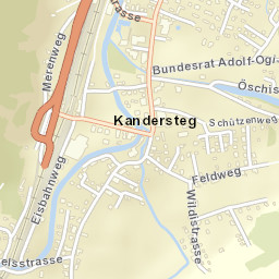 Kandersteg Street Map