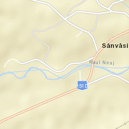 Sânvăsii Street Map