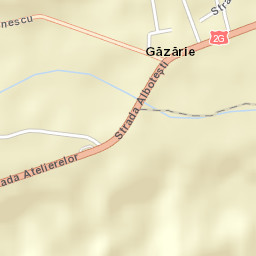 Găzărie Street Map
