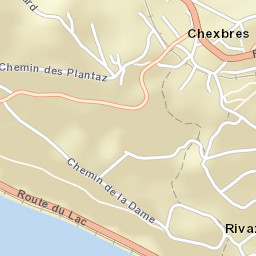 Chexbres Street Map