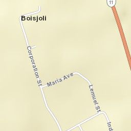 Bouctouche Street Map