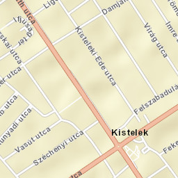 Kistelek Street Map