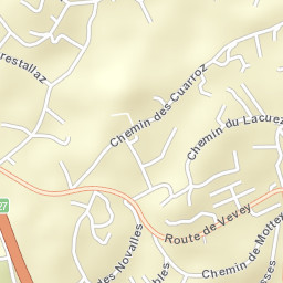 Riviera-Pays-d'Enhaut District Street Map