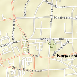 Nagykanizsa Street Map
