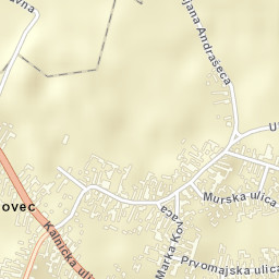 Dekanovec Street Map