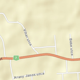 Becsehely Street Map