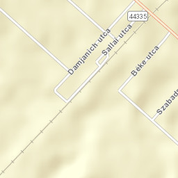 Magyarbánhegyes Street Map
