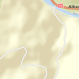 Comuna Albac Street Map
